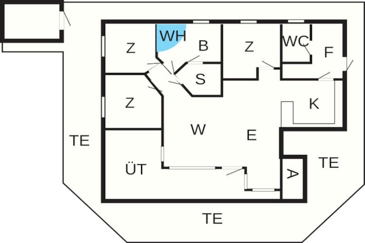 7 person holiday home in Ansager-By Traum-Floor plan