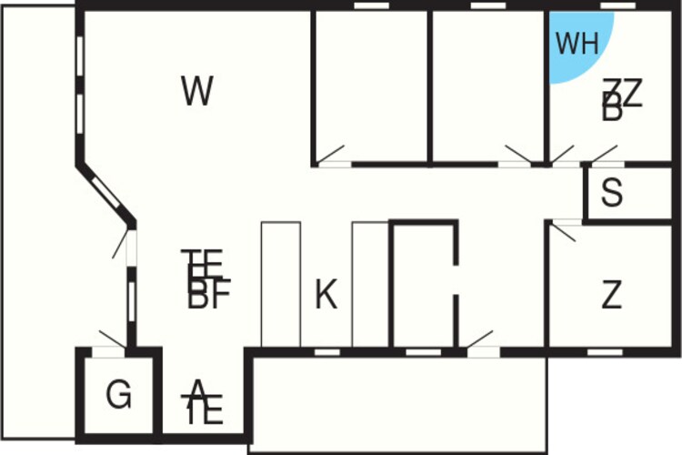 6 persoons vakantie huis in Brovst-By Traum-Plattegrond
