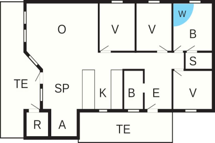 6 persoons vakantie huis in Brovst-By Traum-Plattegrond