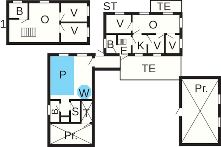 14 persoons vakantie huis in Fur-By Traum-Plattegrond