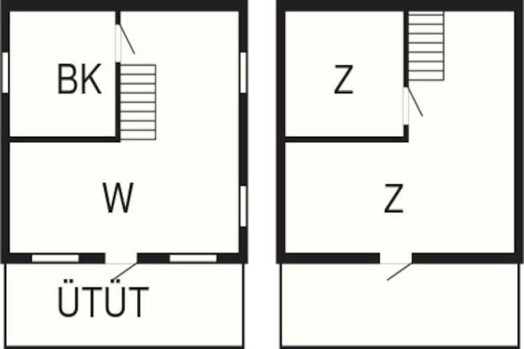 5 person holiday home in VÅGLAND-Floor plan