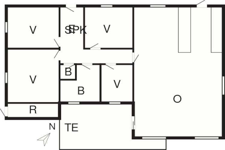8 persoons vakantie huis in Rørvig-By Traum-Plattegrond