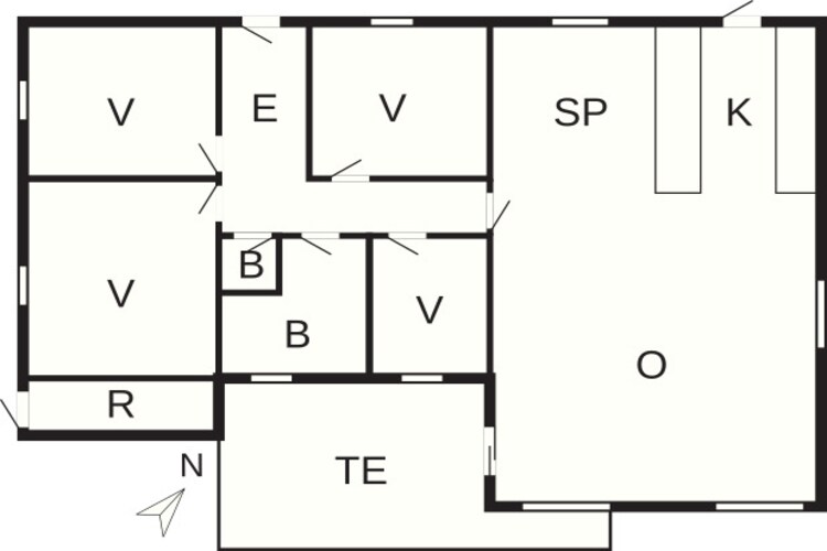 8 persoons vakantie huis in Rørvig-By Traum-Plattegrond