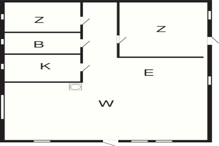 4 persoons vakantie huis in Ålbæk-Plattegrond