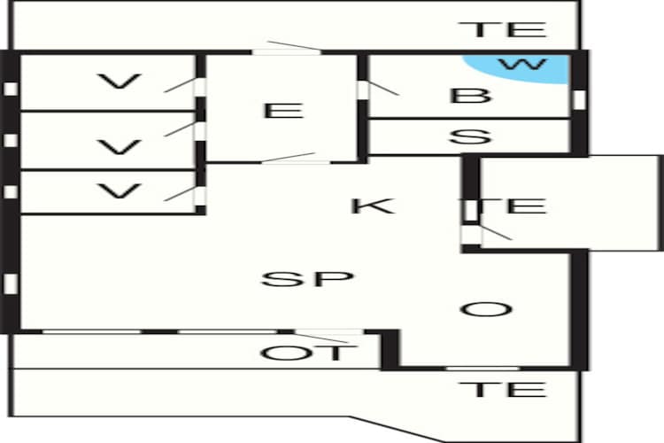 8 persoons vakantie huis in Thisted-By Traum-Plattegrond