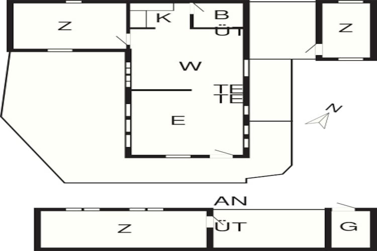 6 persoons vakantie huis in Dannemare-By Traum-Plattegrond