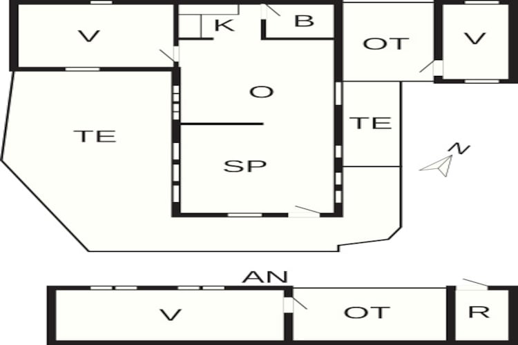 6 persoons vakantie huis in Dannemare-By Traum-Plattegrond