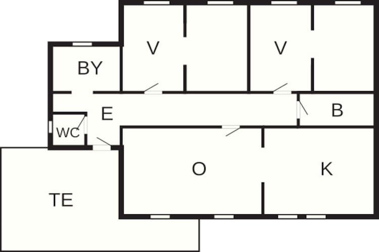 4 persoons vakantie huis in Austrheim-Plattegrond
