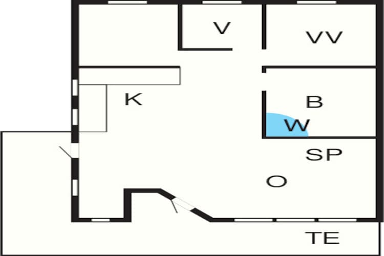 6 persoons vakantie huis in Hvide Sande-Plattegrond