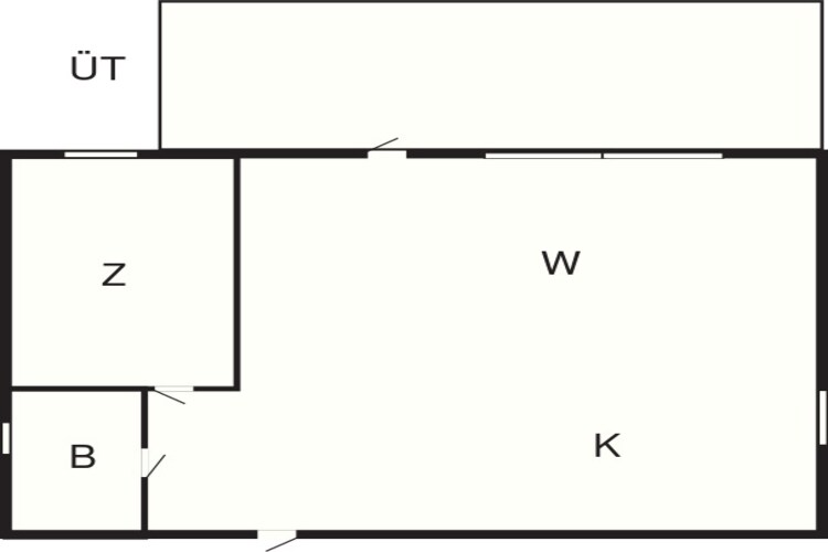 4 persoons vakantie huis in Gränna-Plattegrond