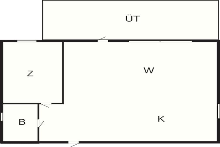 4 persoons vakantie huis in Gränna-Plattegrond