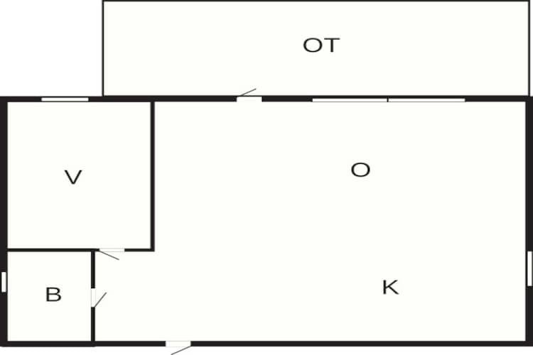 4 persoons vakantie huis in Gränna-Plattegrond