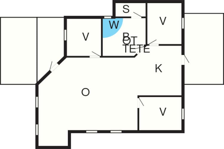6 person holiday home in Hadsund-By Traum-Floor plan