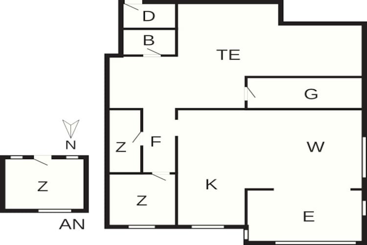 8 persoons vakantie huis in Vig-By Traum-Plattegrond