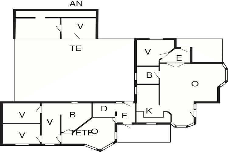 13 Personen Ferienhaus in Skals-Grundriss