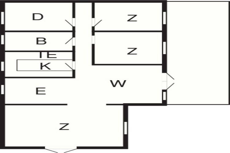 6 persoons vakantie huis in Blokhus-By Traum-Plattegrond