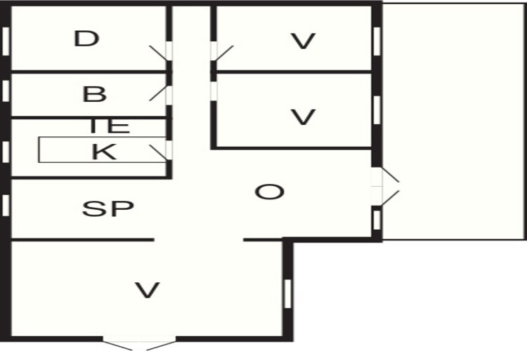 6 persoons vakantie huis in Blokhus-By Traum-Plattegrond