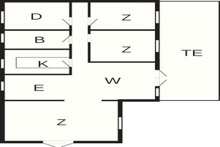6 persoons vakantie huis in Blokhus-By Traum-Plattegrond