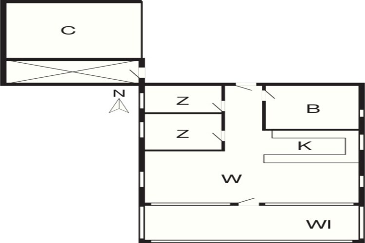 Rustige oase bij fjord -- By Traum Ferienwohnungen-Plattegrond