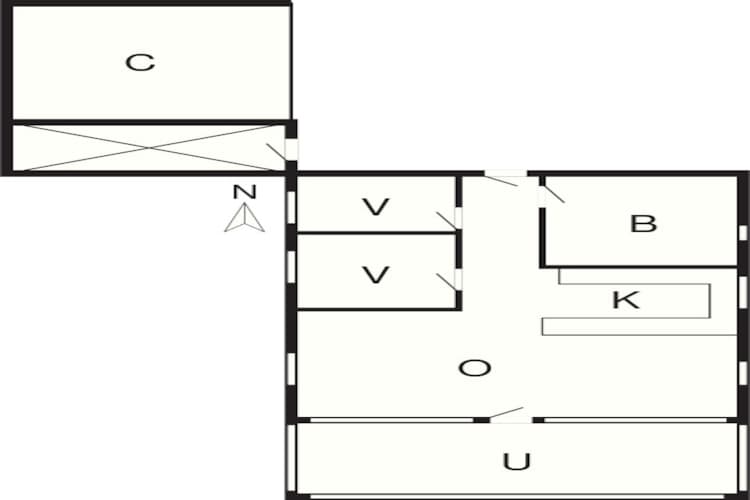 Rustige oase bij fjord -- By Traum Ferienwohnungen-Plattegrond