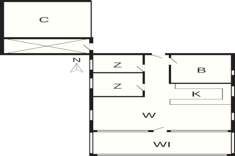 Rustige oase bij fjord -- By Traum Ferienwohnungen-Plattegrond
