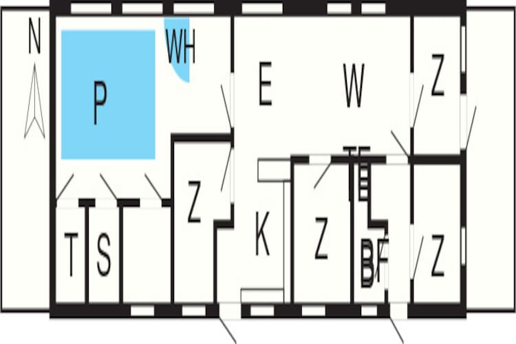 Sfeervolle Eco Cottage met Zwembad -- By Traum Ferienwohnungen-Plattegrond