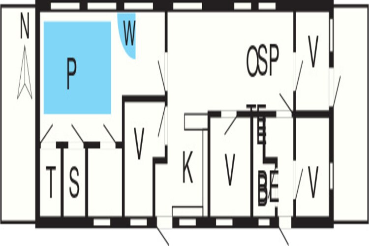 Sfeervolle Eco Cottage met Zwembad -- By Traum Ferienwohnungen-Plattegrond