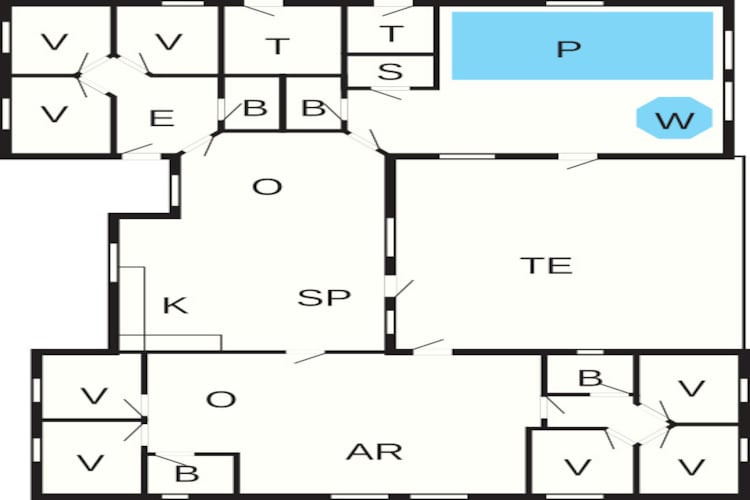 Luxe Zwembadvilla Oase -- By Traum Ferienwohnungen-Plattegrond