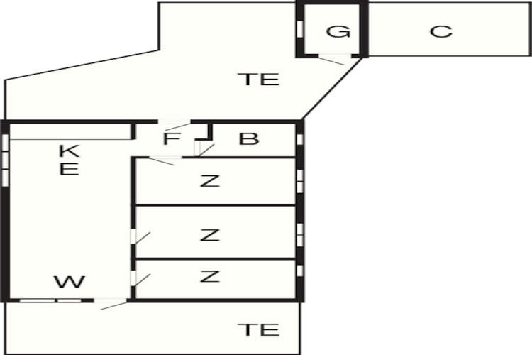 6 persoons vakantie huis in Saltum-By Traum-Plattegrond
