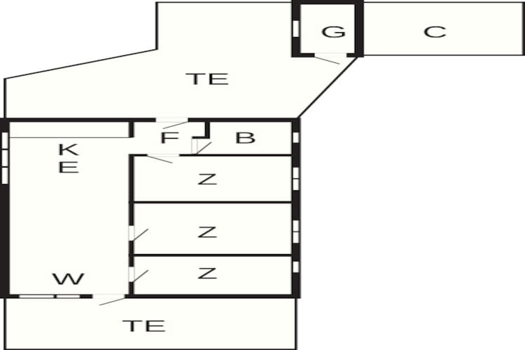 6 persoons vakantie huis in Saltum-By Traum-Plattegrond