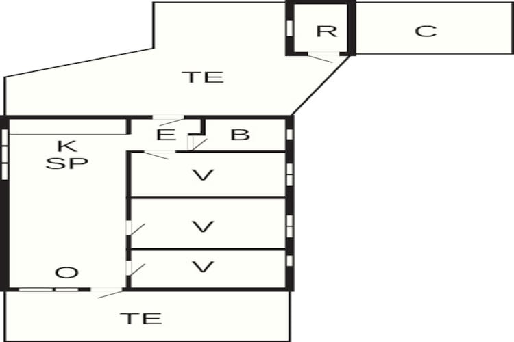 6 persoons vakantie huis in Saltum-By Traum-Plattegrond