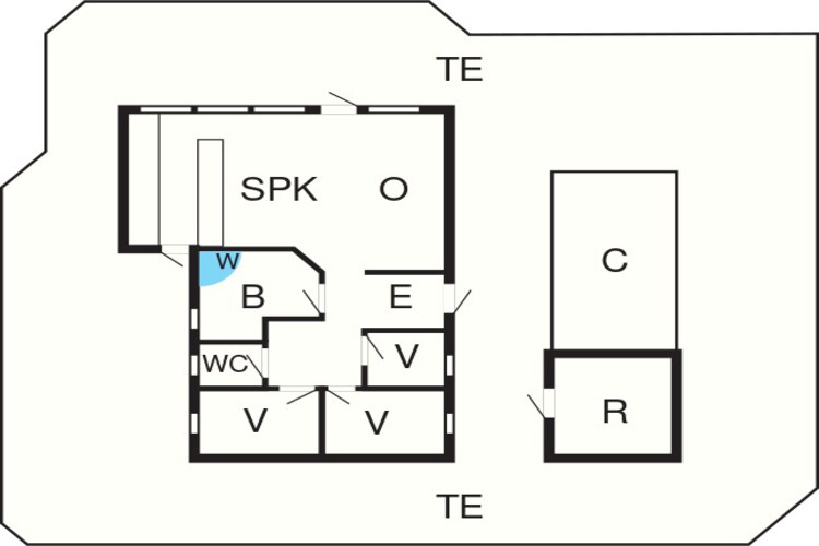 8 persoons vakantie huis in Løkken-By Traum-Plattegrond