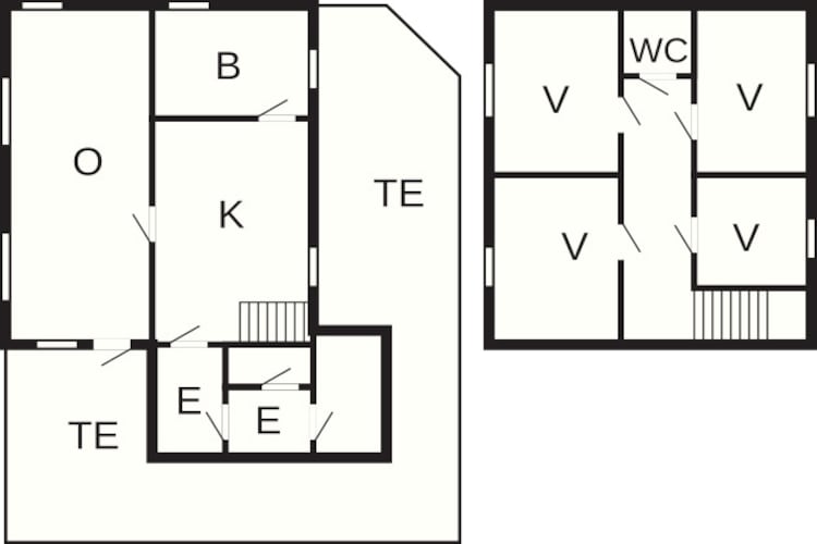 8 persoons vakantie huis in Arnøyhamn-Plattegrond