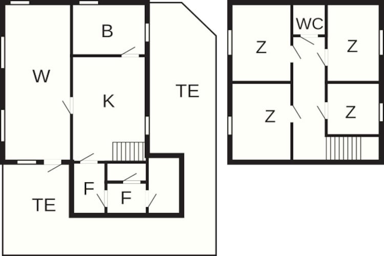 8 Personen Ferienhaus in Arnøyhamn - Grundriss