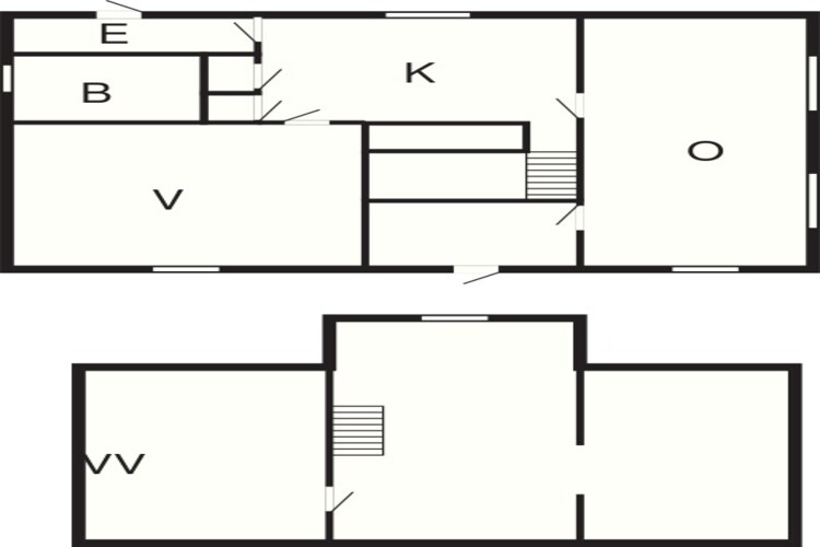 Vakantiehuis vlakbij 18-holes golfbaan in Vittsjö-Plattegrond