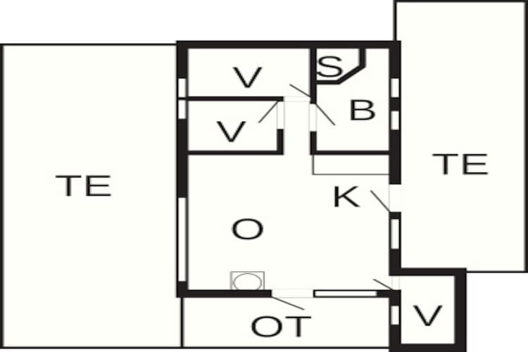 Gerestaureerd zomerhuis in Hejlsminde -- By Traum Ferienwohnungen-Plattegrond