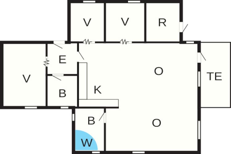 7 persoons vakantie huis in Struer-By Traum-Plattegrond