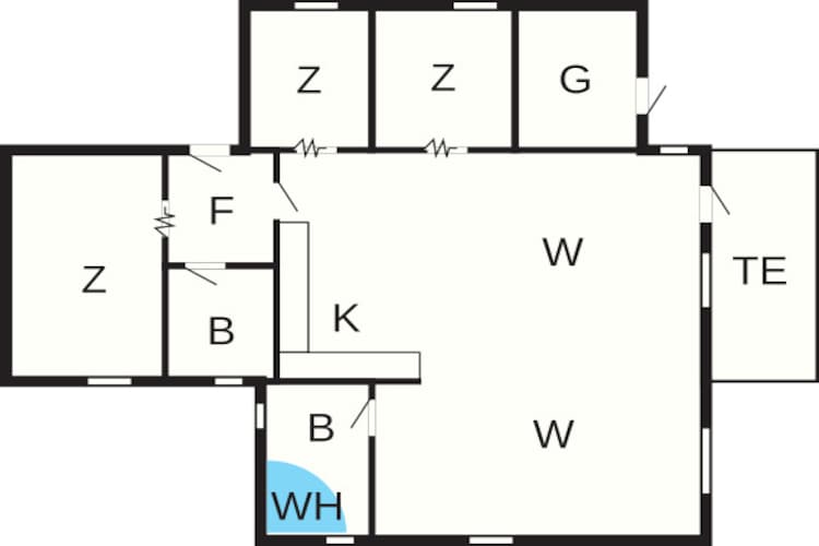 7 persoons vakantie huis in Struer-By Traum-Plattegrond