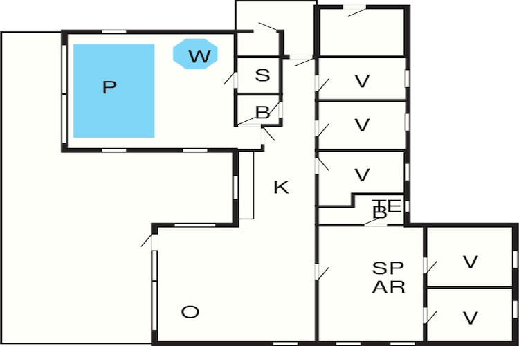 14 person holiday home in Tisvildeleje-Floor plan