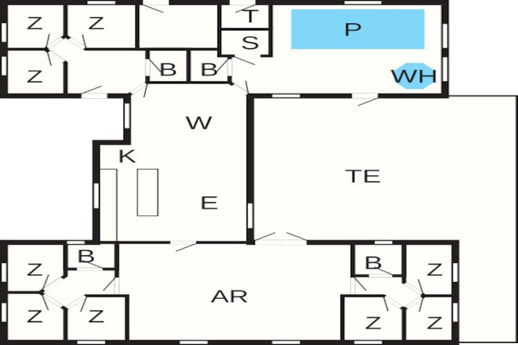 Luxe retraite met zwembad -- By Traum Ferienwohnungen-Plattegrond