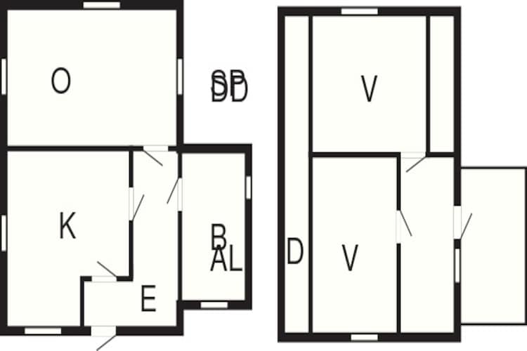 Maison de vacances pour 4 a STUREFORS-Plan d'étage