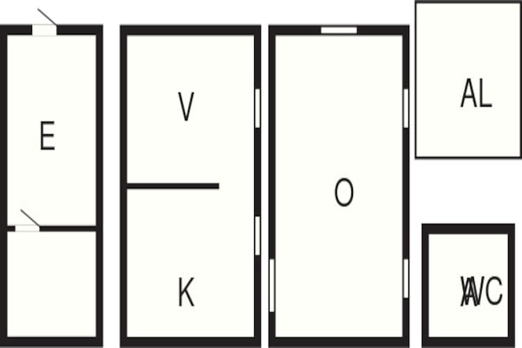 5 person holiday home in VAREKIL-Floor plan