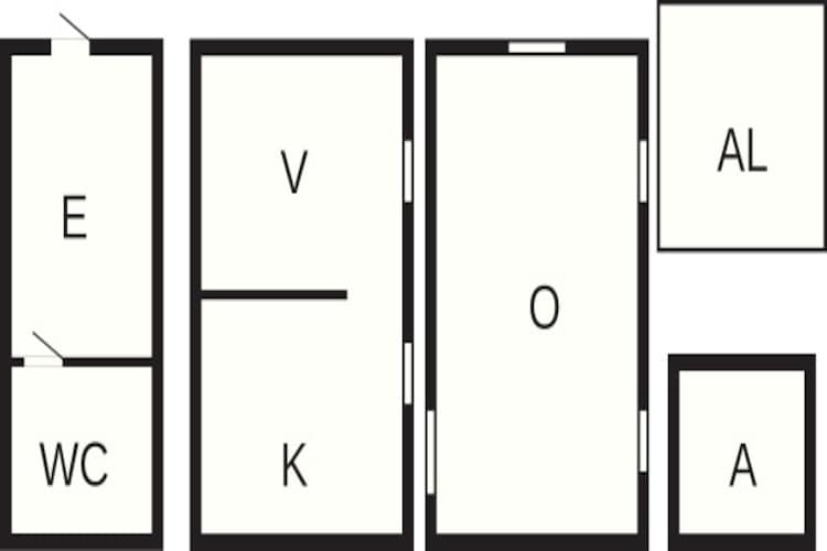 5 persoons vakantie huis in VAREKIL-Plattegrond
