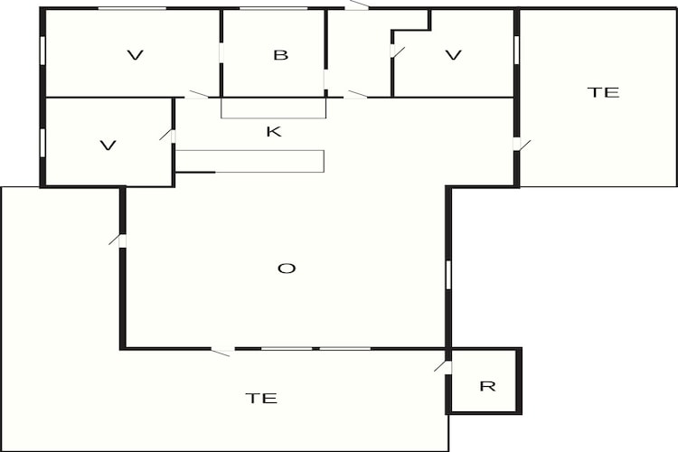 6 persoons vakantie huis in Glesborg-By Traum-Plattegrond