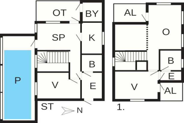 Luxe retraite met zwembad -- By Traum Ferienwohnungen-Plattegrond