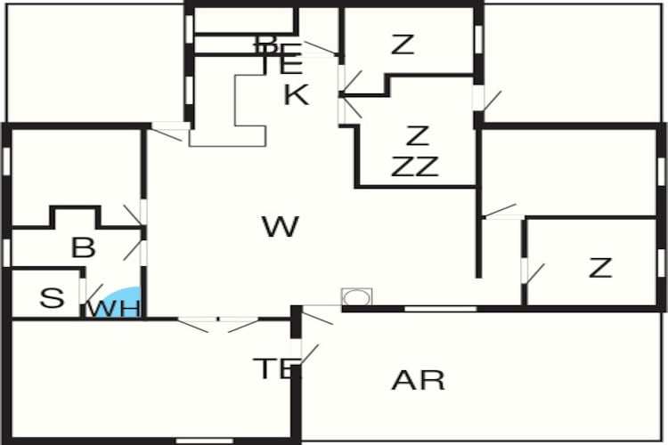 12 persoons vakantie huis in Harboøre-Plattegrond