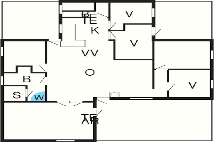 12 persoons vakantie huis in Harboøre-Plattegrond