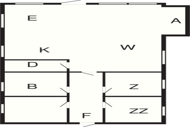 6 persoons vakantie huis in Oksbøl-Plattegrond