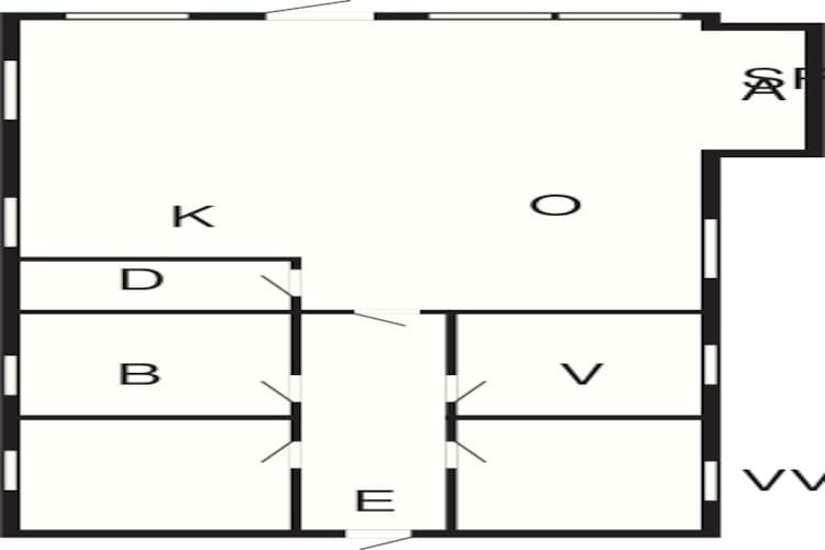 6 persoons vakantie huis in Oksbøl-Plattegrond