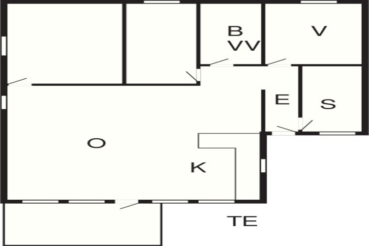 Kust retraite met sauna -- By Traum Ferienwohnungen-Plattegrond